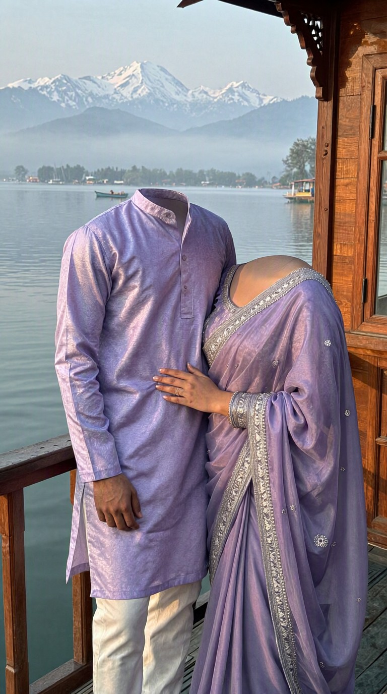 Couple’s heads have vanished image