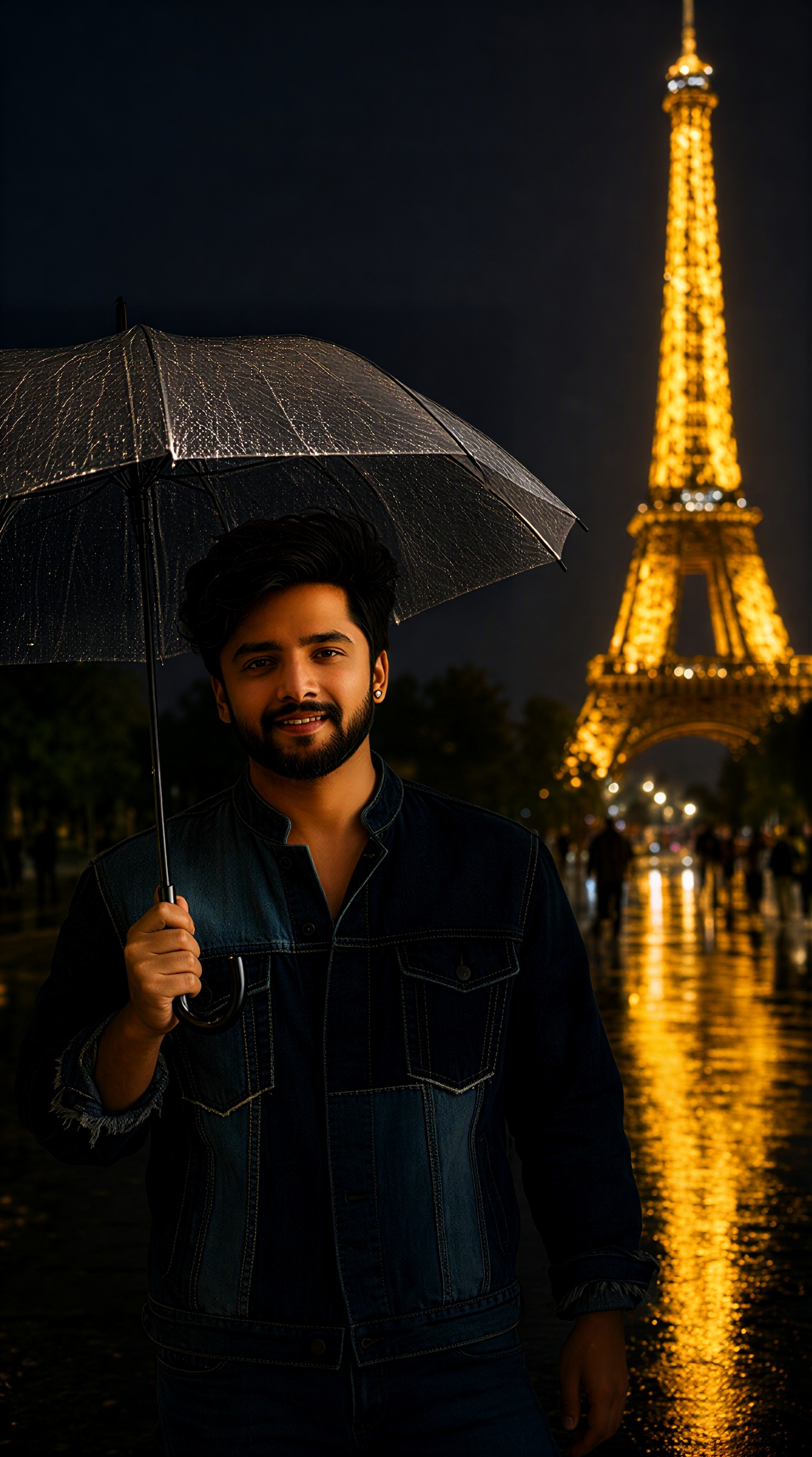 Eiffel Tower on a Rainy Day image