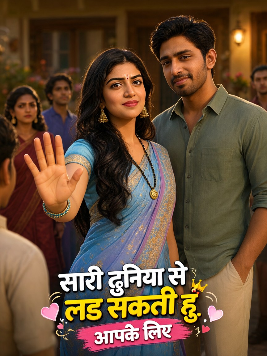 Sari Couple Animation Poster image