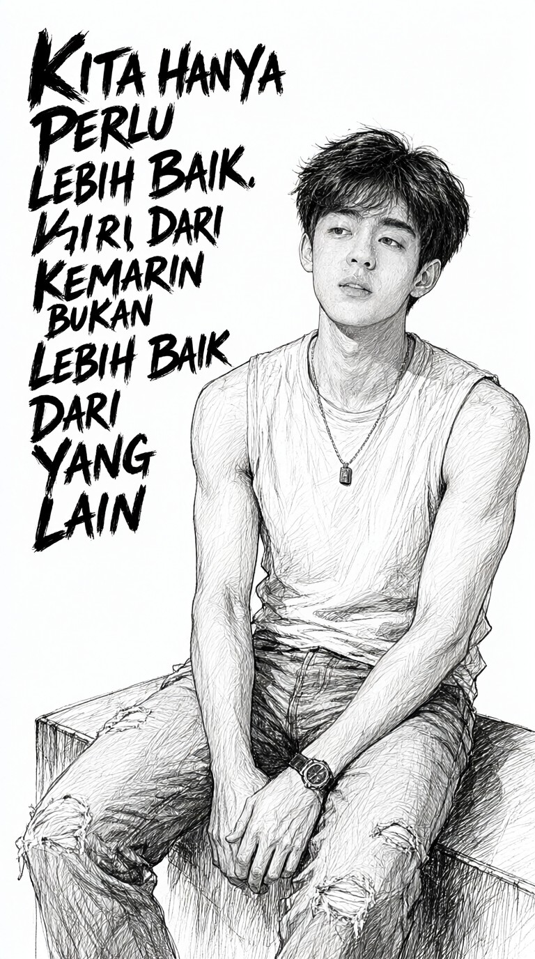 Inspirational Black-and-White Sketches image