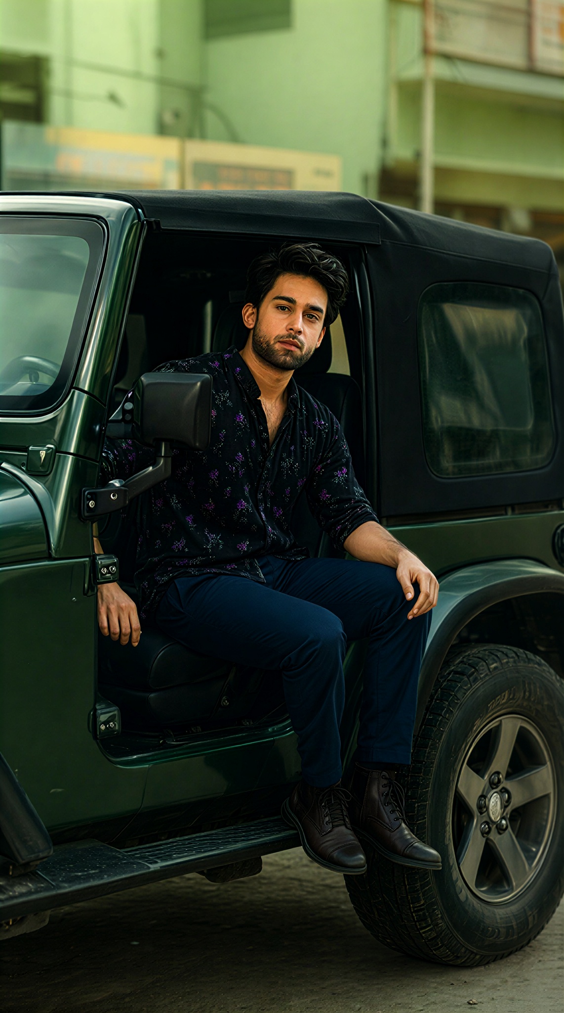 Canvas Jeep Seat image