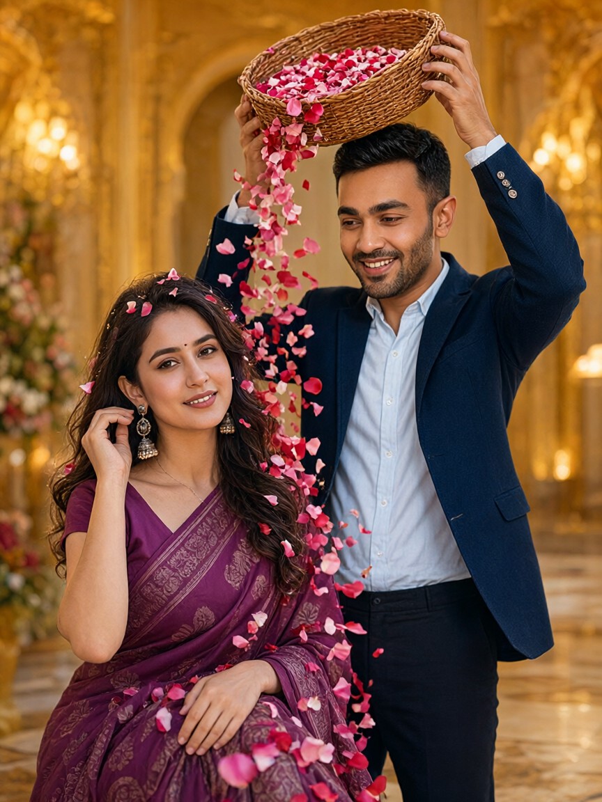 Palace Falling Rose Petals image