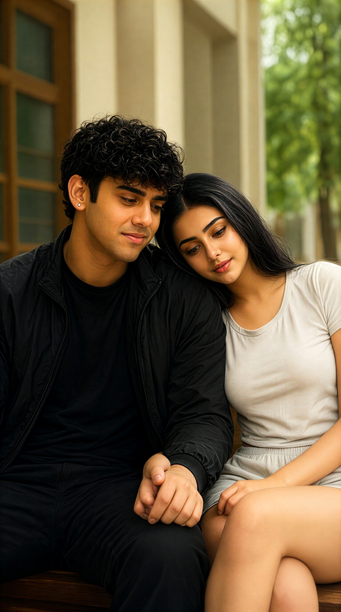 Heart Couple Portrait: Framed by Our Love image
