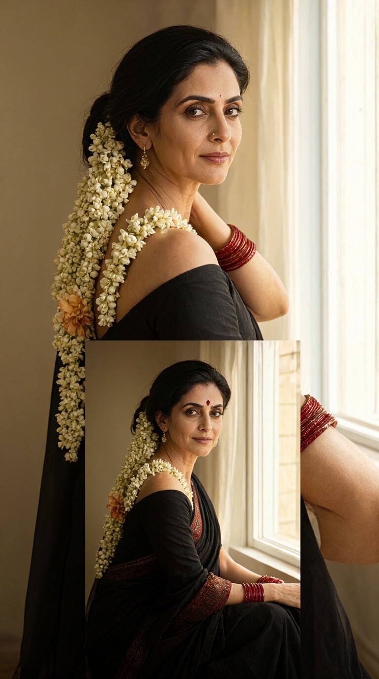 Picture-in-Picture Sari Photo Shoot-3 image