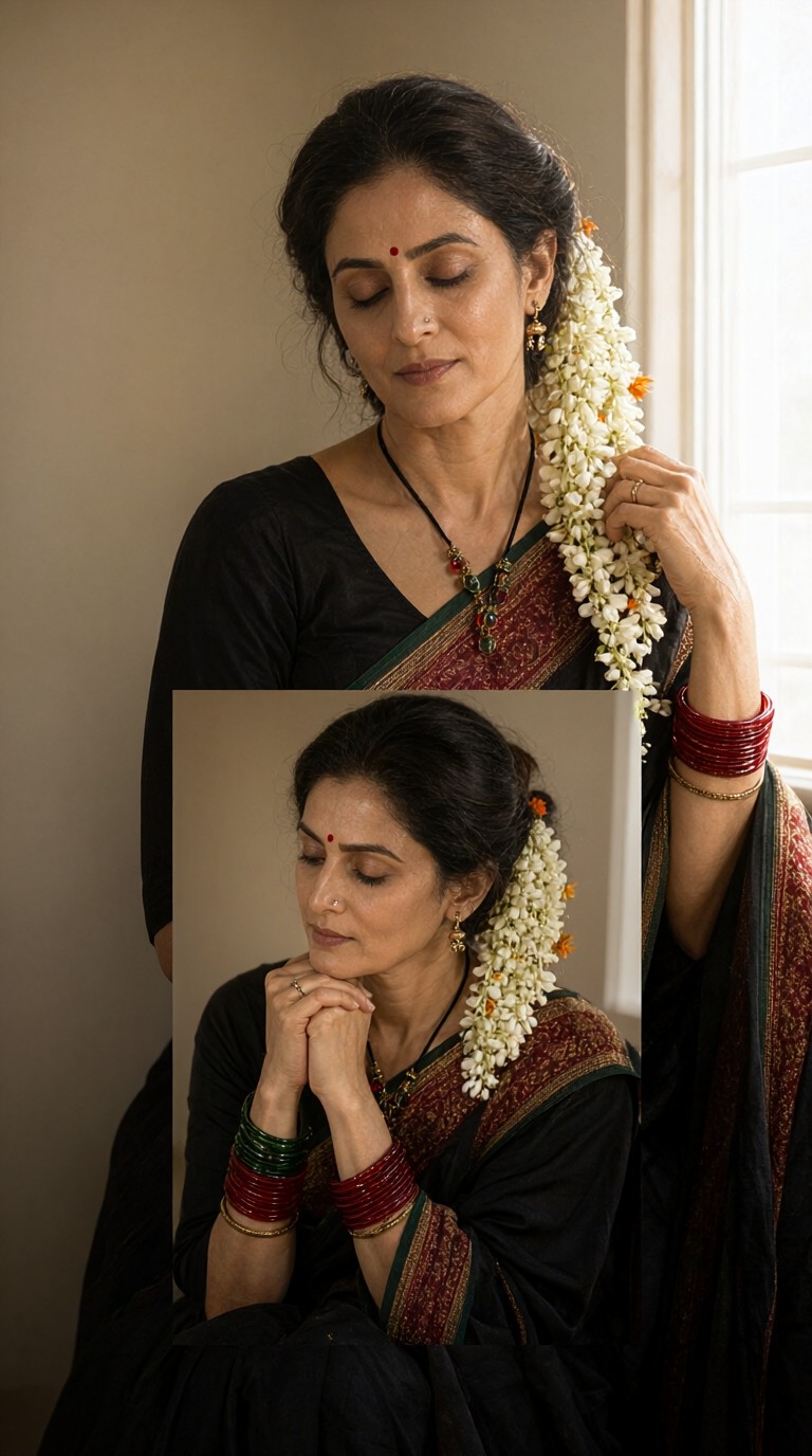 Picture-in-Picture Sari Photo Shoot-4 image