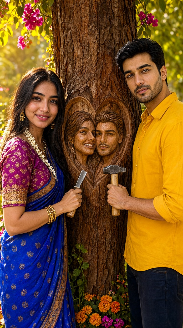 Carvings on Trees image