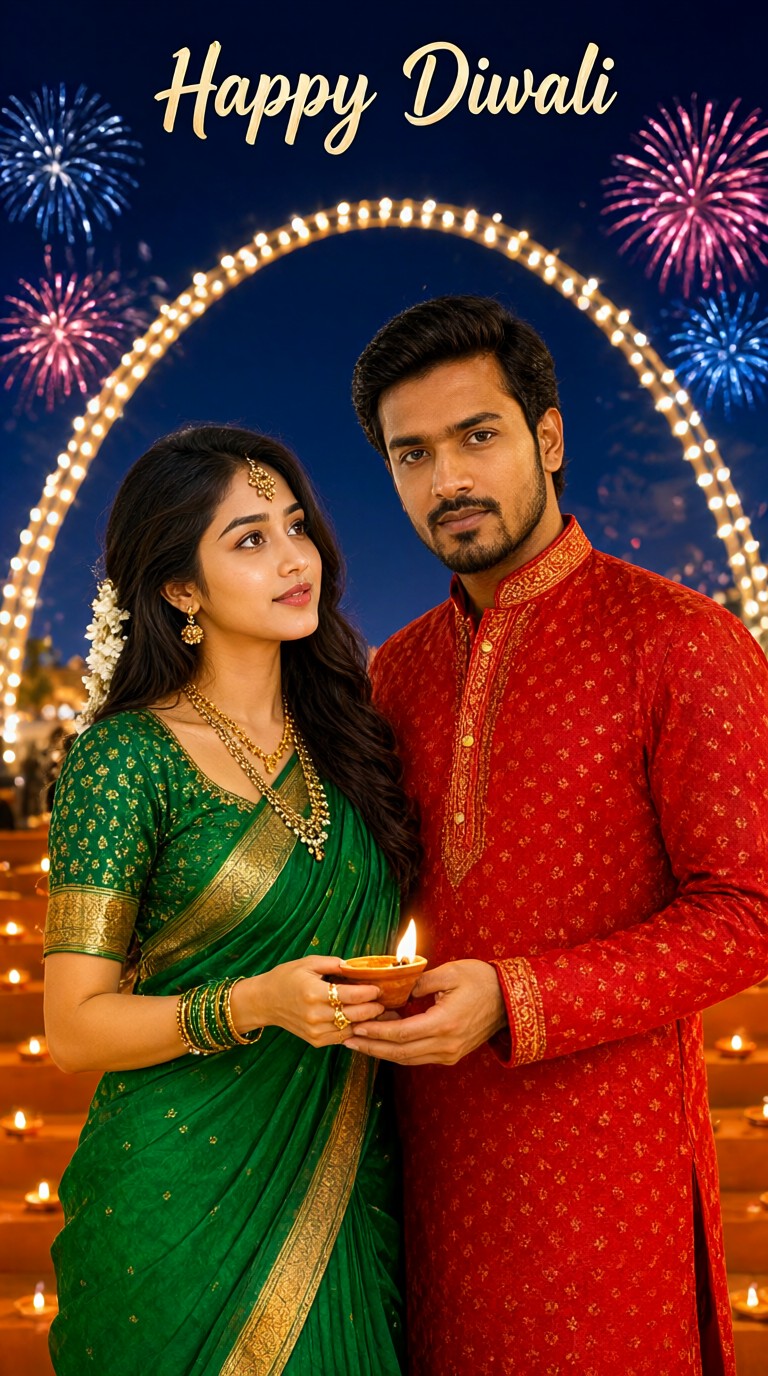 Couple-Happy Diwali-02 image