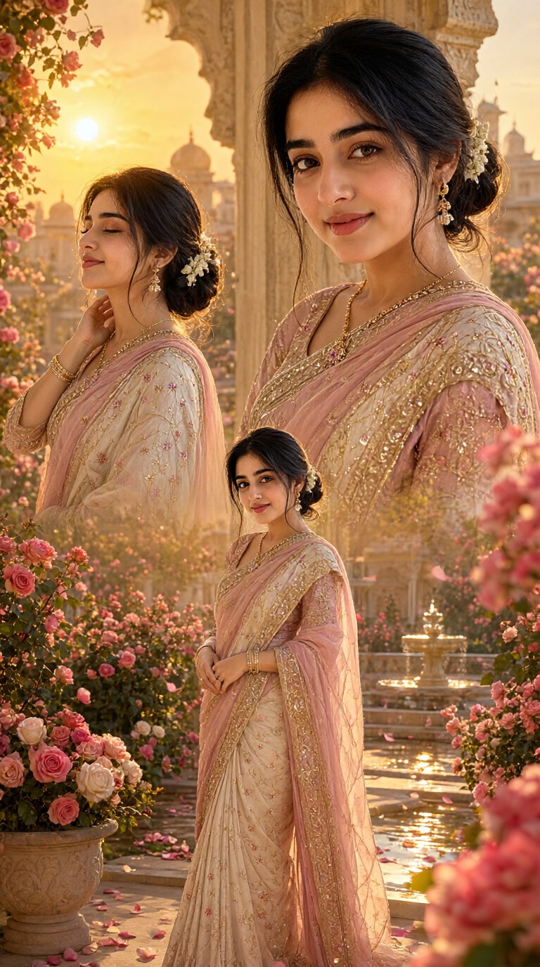 Pink Saree Ethereal Series image