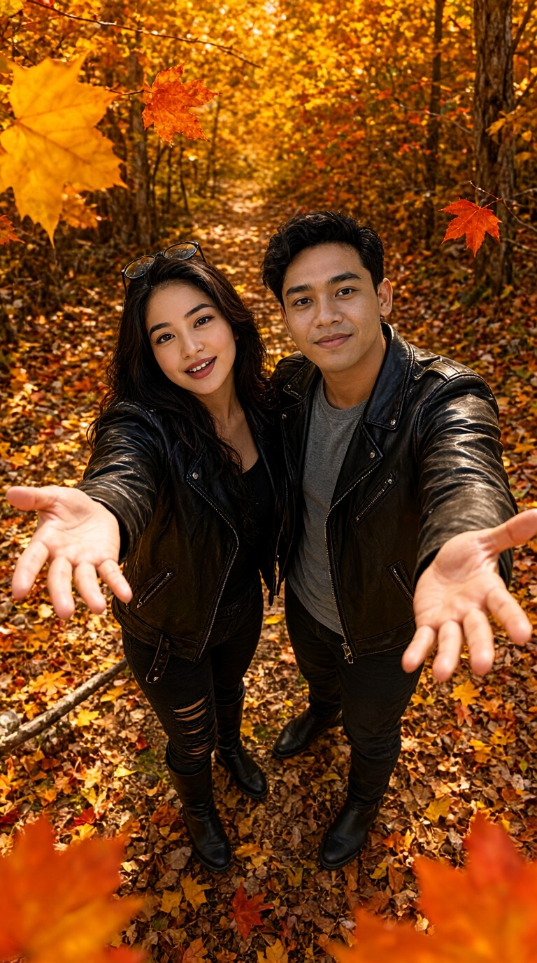 Maple Leaves Falling image