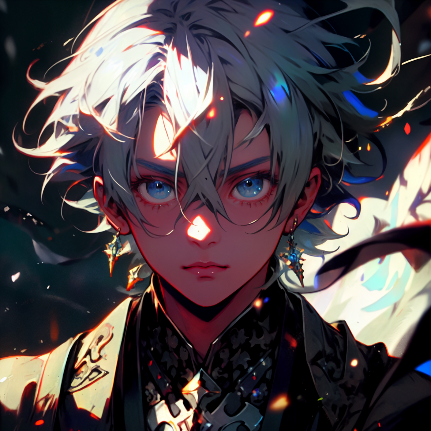 Niji anime heroic face
