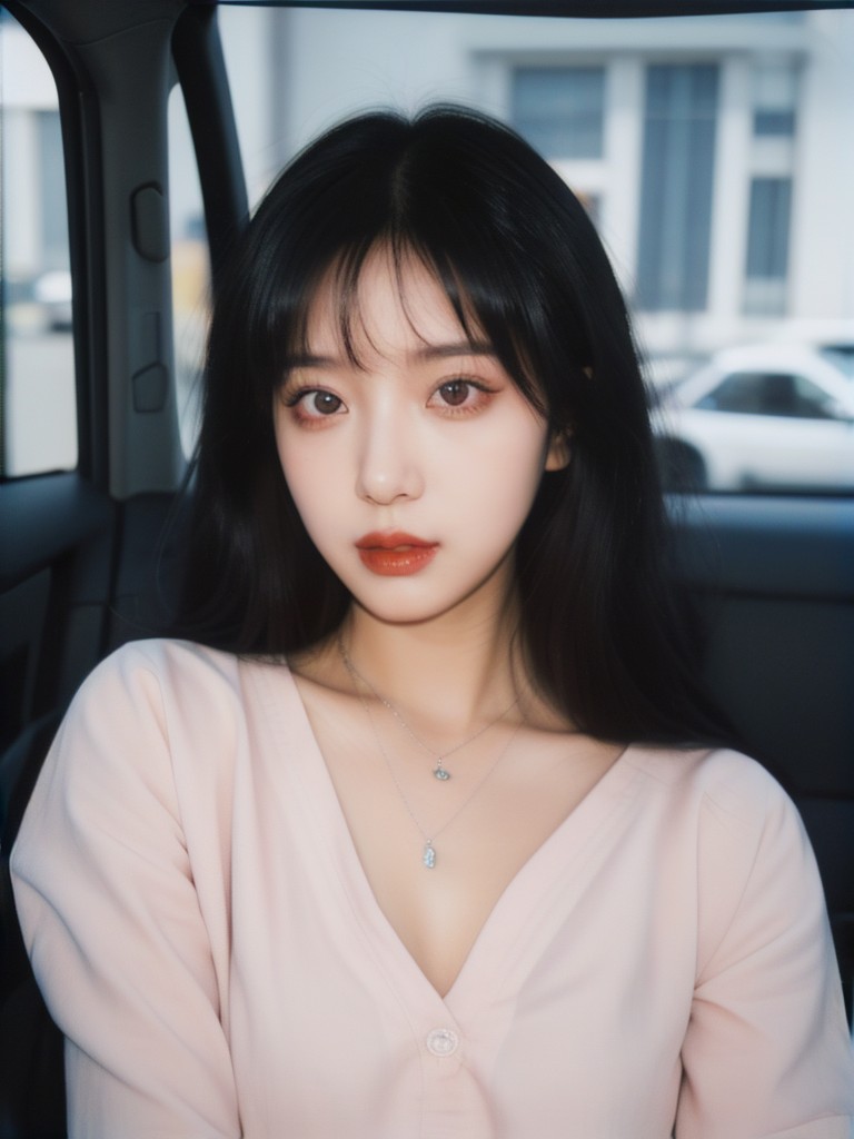 Polaroid photography girl, Girls realistic photography, high contrast people, Photoshoot, Realistic selfie