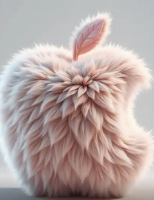 Side by side comparison showing photo to recognizable felt art