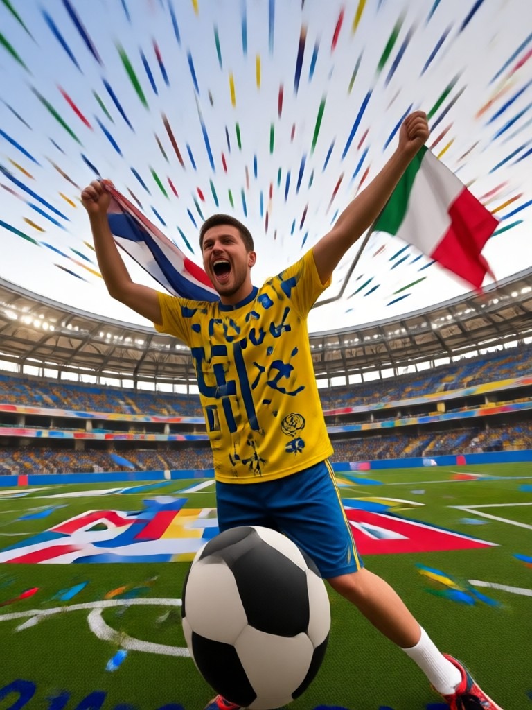 AI generated World Cup player avatar example