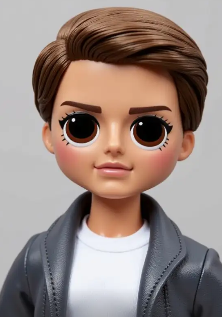 AI Barbie box generator example output