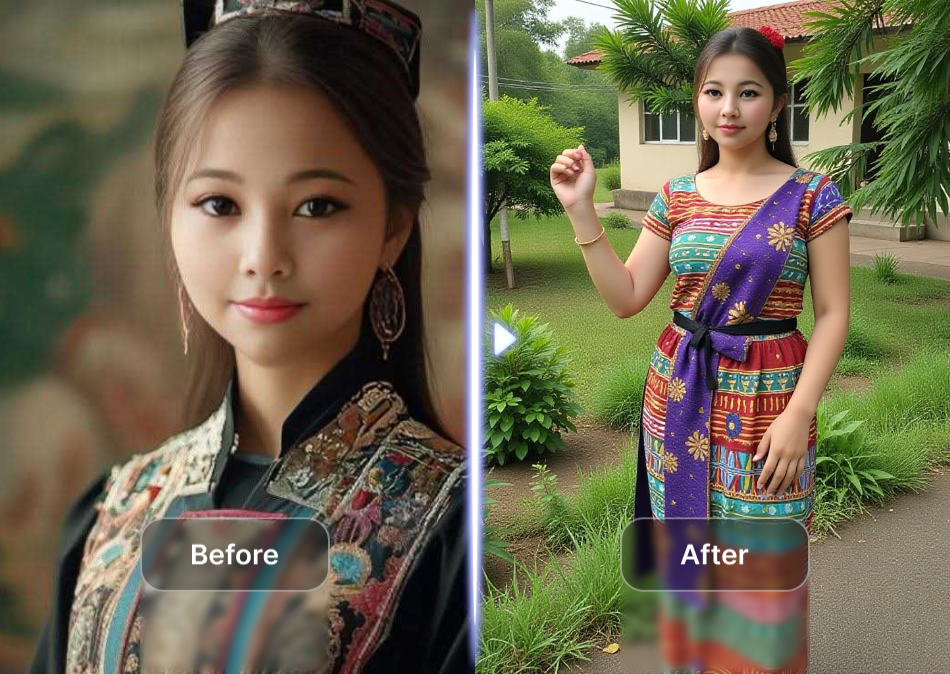 Edición de fotos grupales con Whisk AI aplicando diferentes filtros a cada persona