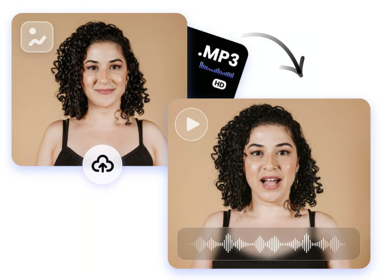 개인 맞춤형 말하는 사진을 위한 AI 목소리 복제 인터페이스