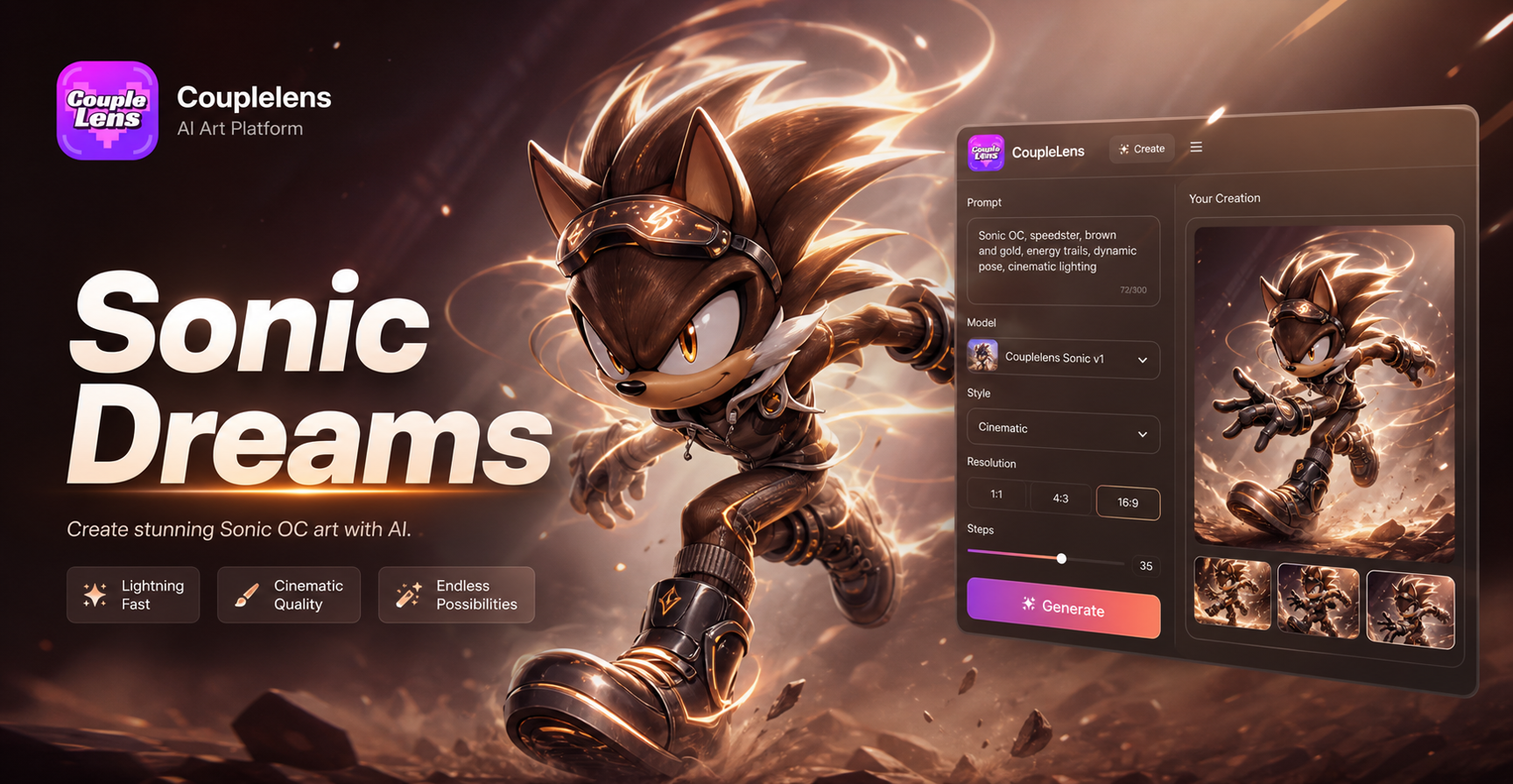 Sonic Oc AI Art Generator