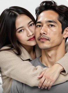 디즈니 스타일로 변환된 약혼 사진