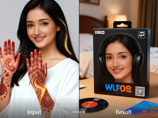 AI product photo generator background replacement