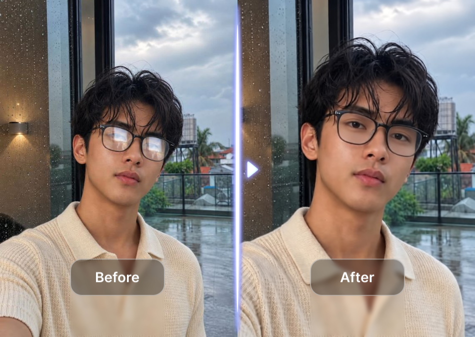 Various styles for Add Glasses To Photo AI