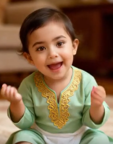Baby version of famous painting