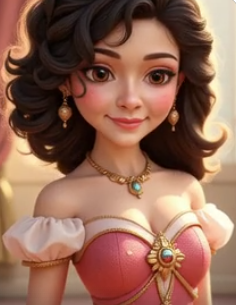 Gothic Royalty AI princess style