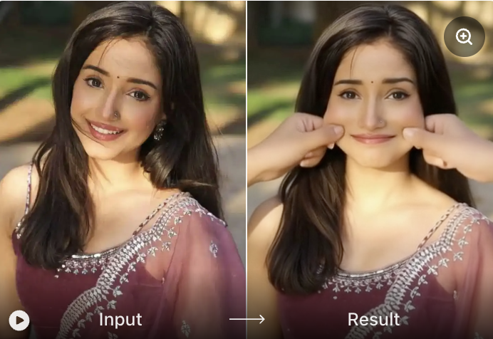 AI Cheek Pinch Video Generator