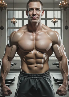 Subtle toning and definition added to existing muscle