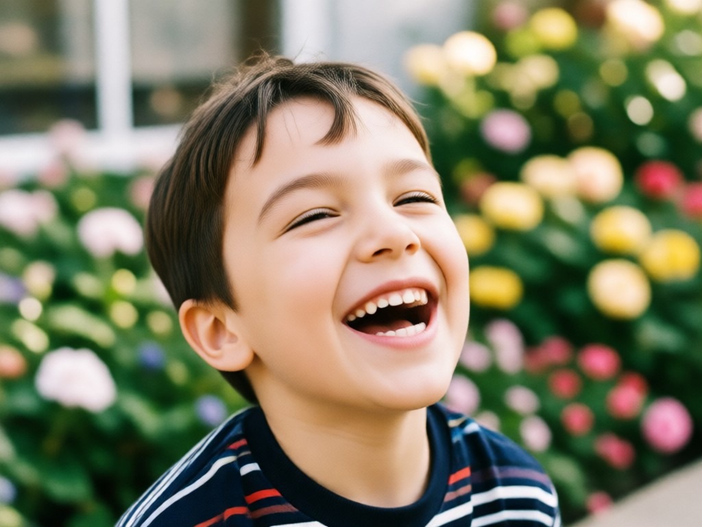 AI facial recognition and smile generation technology