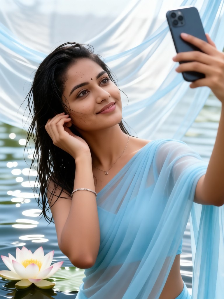 AI selfie generator mobile app interface