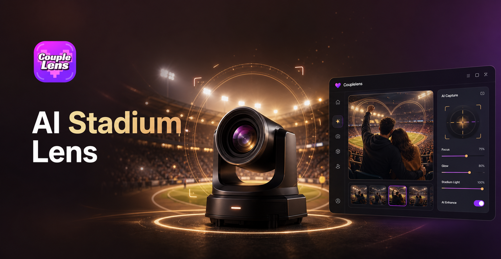 AI Stadium Camera Capture Effect