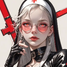 Elegant red and black portrait for professional use