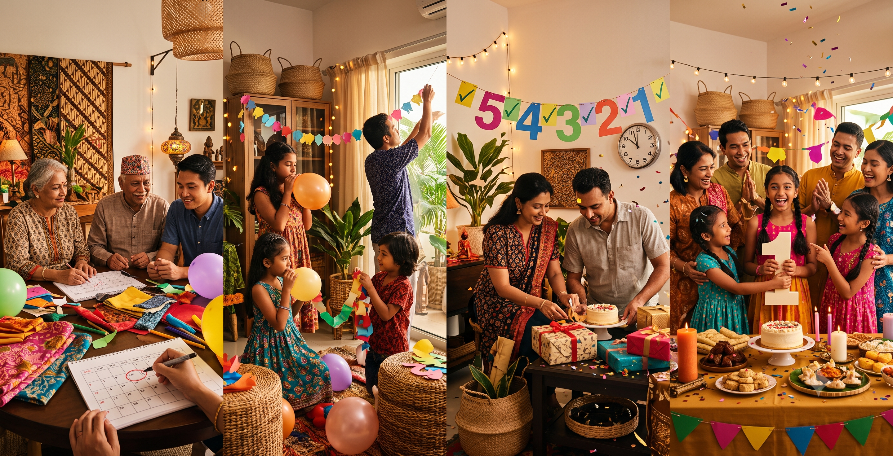 Personalized birthday countdown with photos