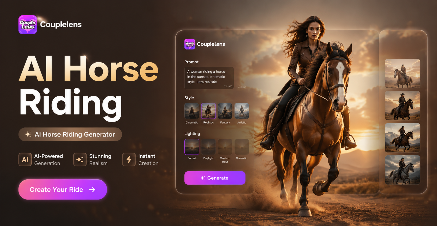 AI Horse Riding Generator