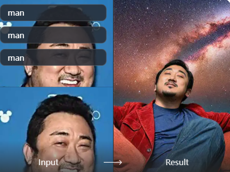 One click AI background removal process