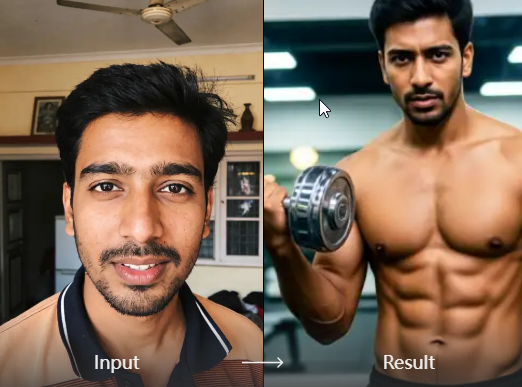 AI-Powered Six Pack Transformation