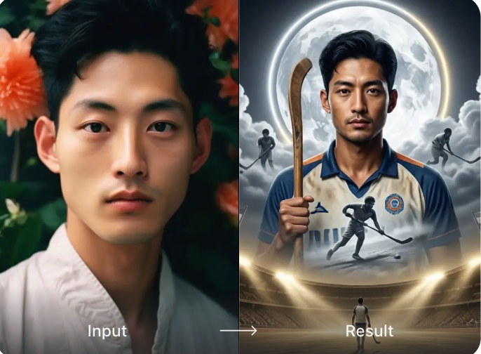 Bagikan Poster AI Hari Olahraga Nasional Anda