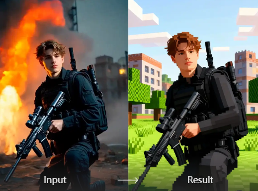 Easy Photo to Skin