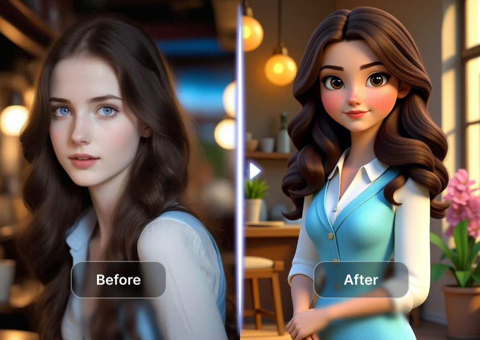 Высококачественное скачивание персонажа Disney и публикация в соцсетях