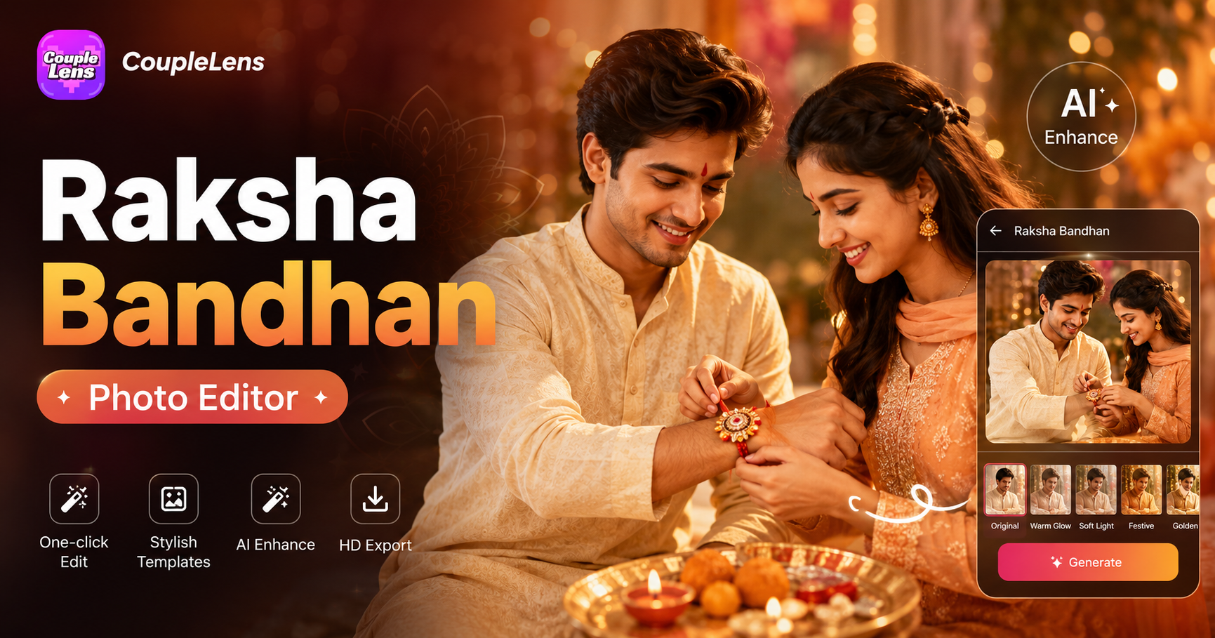Editor de Fotos para Raksha Bandhan