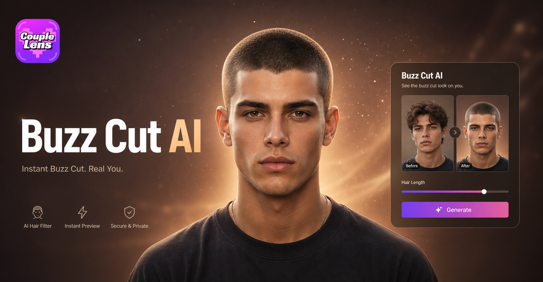 AI Buzz Cut Filter
