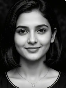 AI portrait with textured background