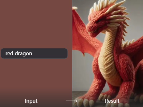 Photo transformed into cozy AI felt art illustration