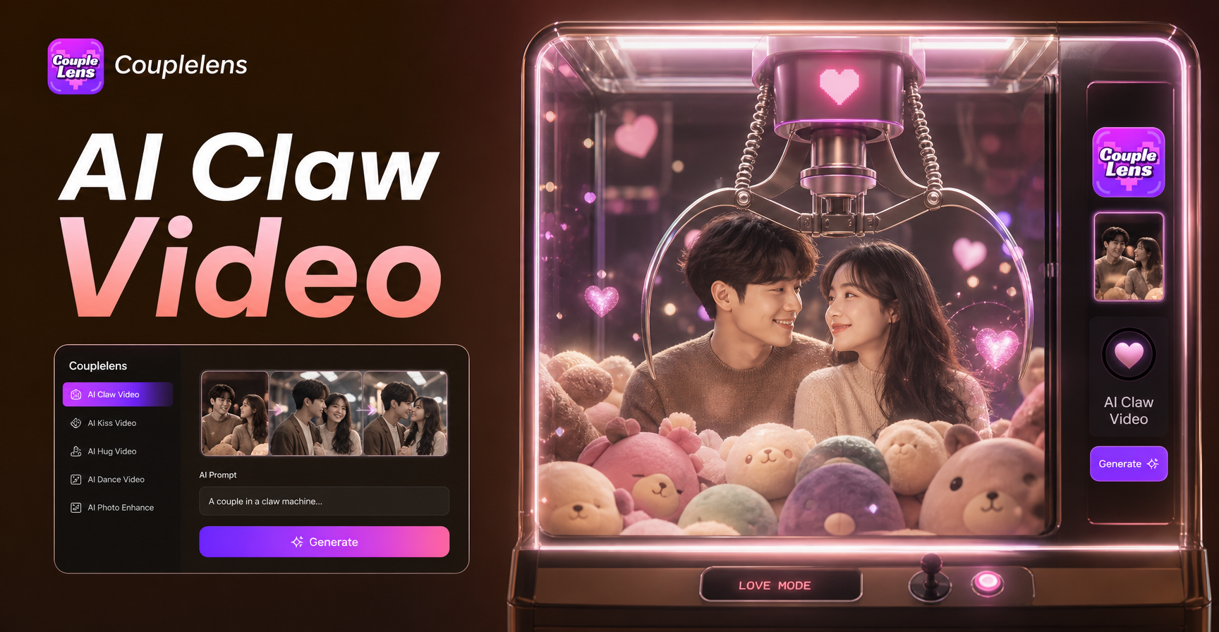 AI Claw Machine Video Effect