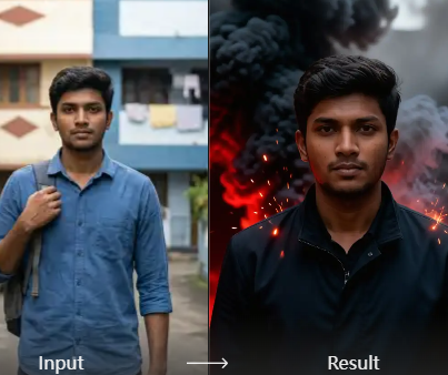 Customizable smoke density and color settings