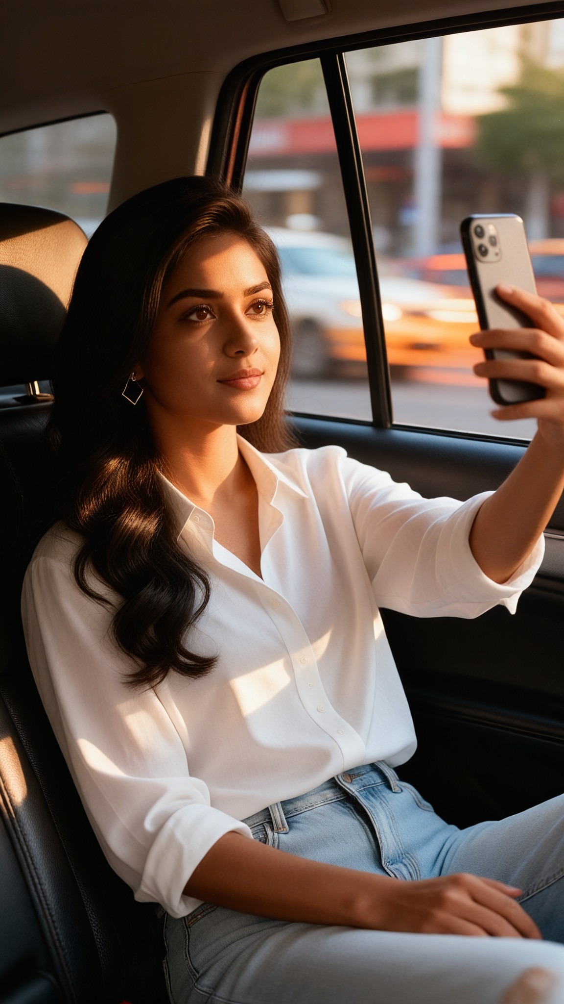 High definition AI selfie example