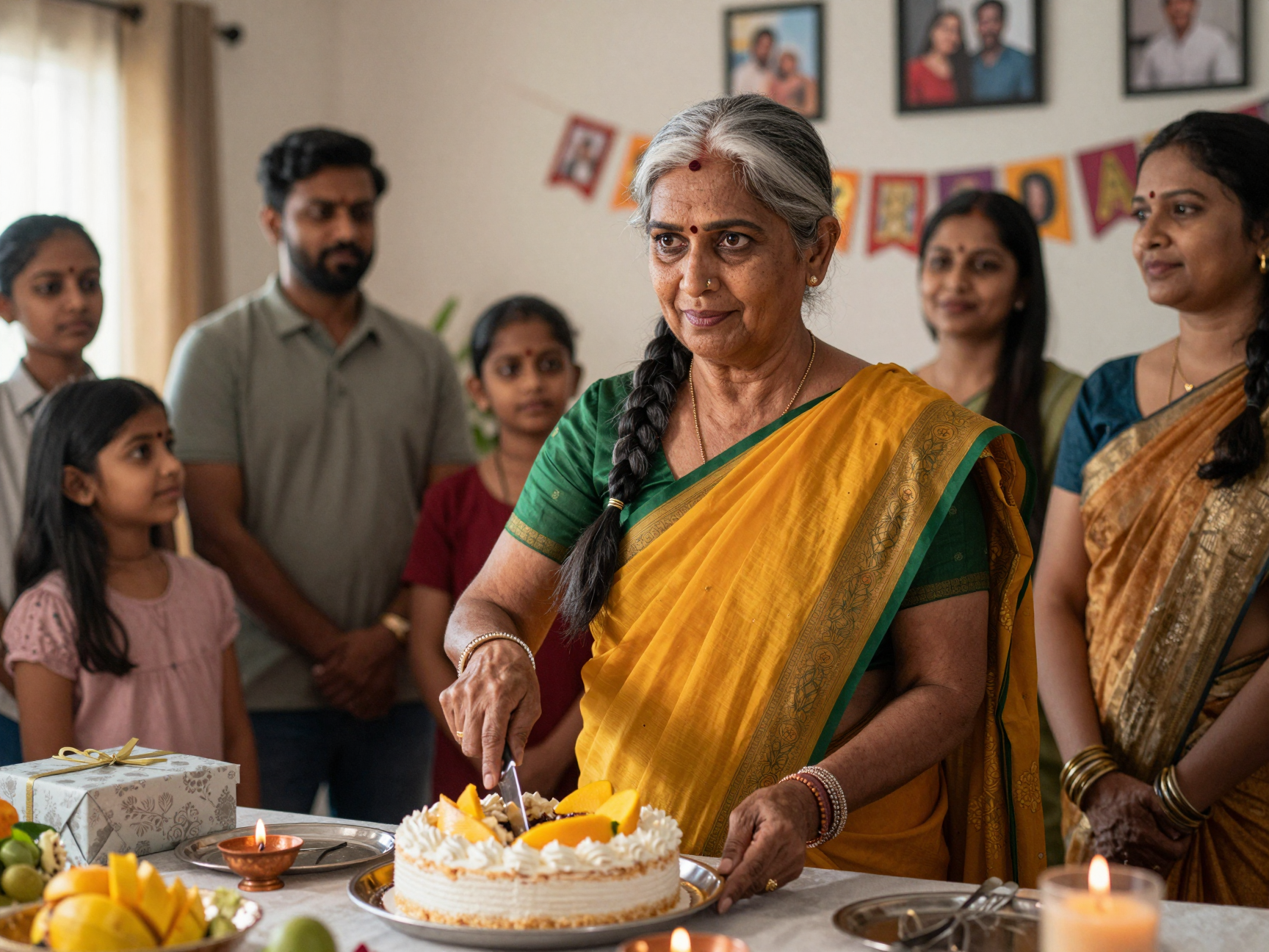 Selecting music and filter for mom's birthday video