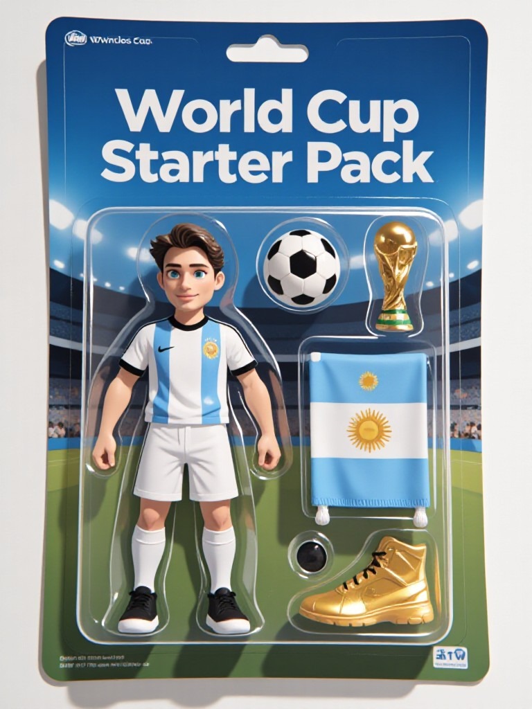 AI generated futuristic World Cup stadium
