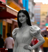 AI color isolation on a cityscape video