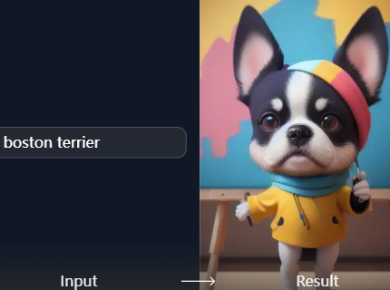 High resolution printed AI pet portrait